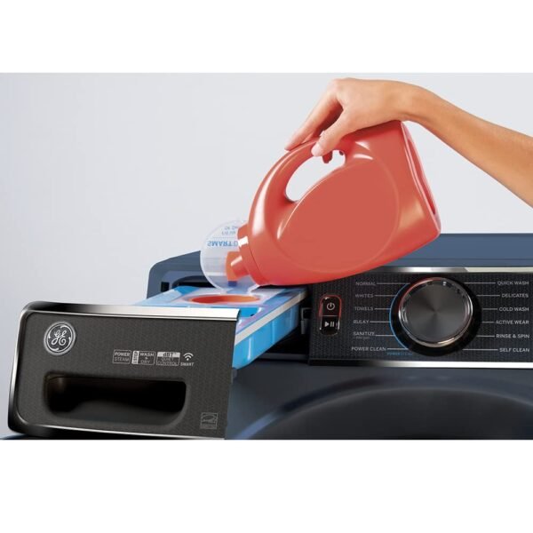 Smart Sapphire Blue Front Load Washer GE GFW850SPNRS review with OdorBlock and UltraFresh features