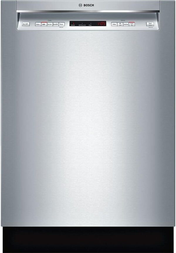 Bosch SHEM63W55N 300 Series Dishwasher Review Best Stainless Steel Built-In Option
