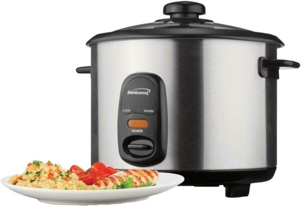 Review of Brentwood Rice Cooker TS-10 5-Cup Stainless Steel Performance and Features