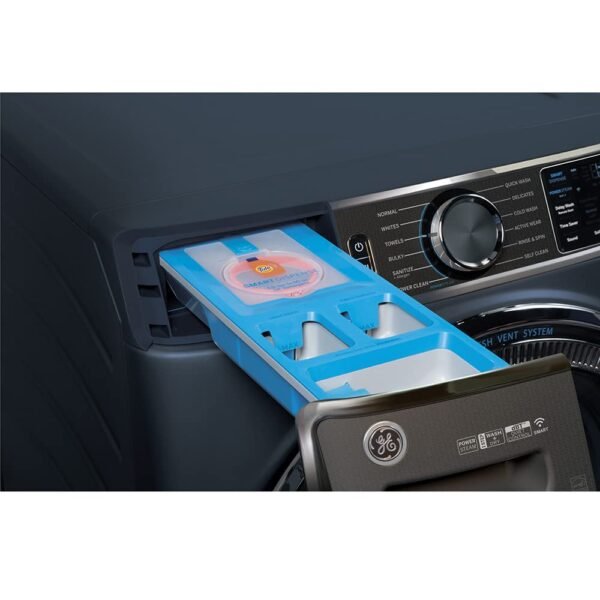 Smart Sapphire Blue Front Load Washer GE GFW850SPNRS review with OdorBlock and UltraFresh features