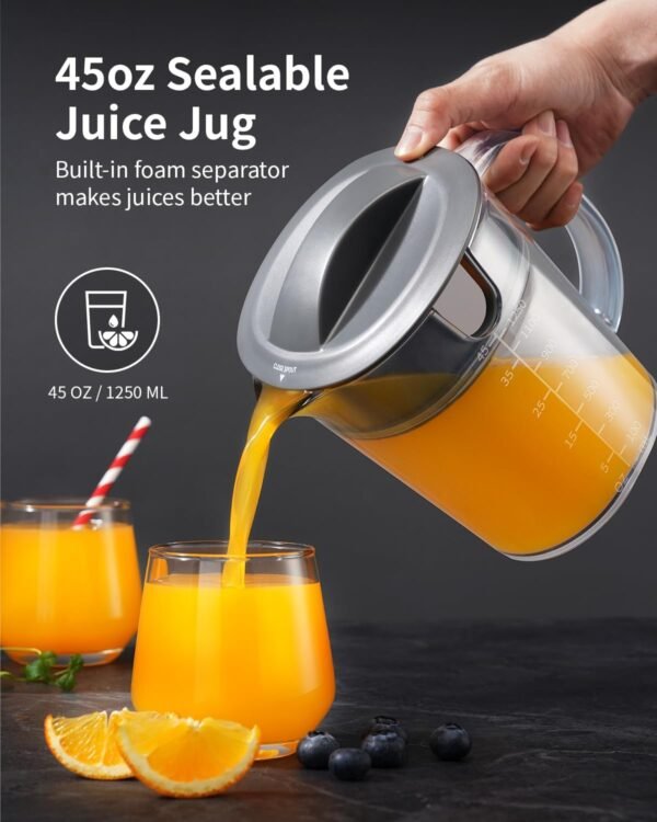 61JiSVsQqjL._AC_SL1500_ GDOR 1200W Juicer Review Powerful Centrifugal Extractor with Wide Feed Chute