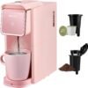 61KZH4qZDL._AC_SL1500_ Mecity Pink Coffee Maker Review Compact 3-in-1 Machine for Home and Travel