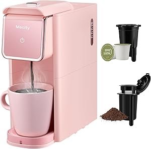 61KZH4qZDL._AC_SY300_SX300_ Mecity Pink Coffee Maker Review Compact 3-in-1 Machine for Home and Travel