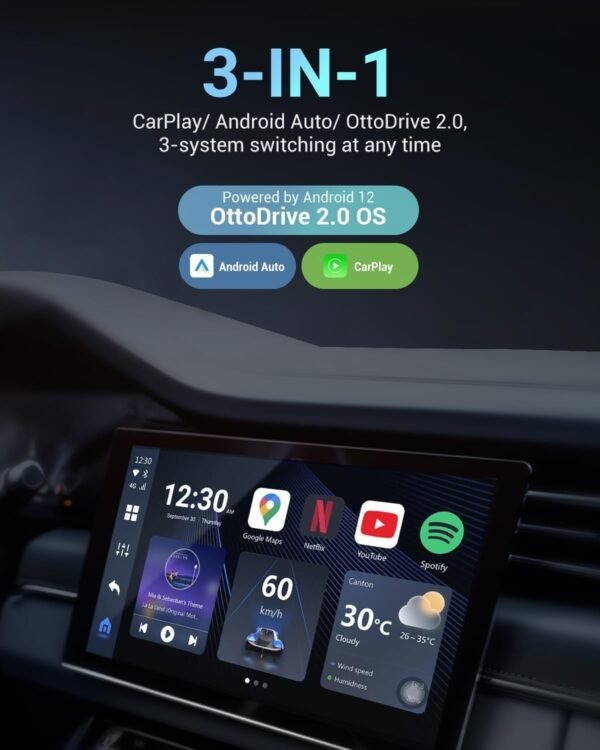 61dvJobq7lL._AC_SL1500_ Comprehensive review of OTTOCAST P3 CarPlay AI Box for seamless streaming and navigation