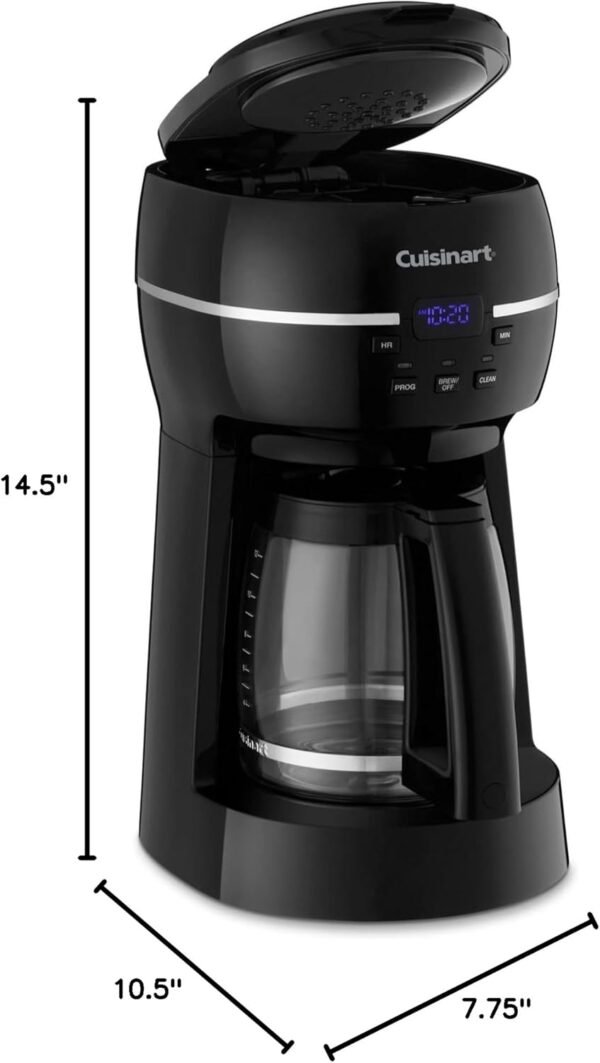 61gYxalHA1L._AC_SL1500_ Cuisinart 12-Cup Programmable Coffeemaker DCC-1500TG review modern design and brewing features