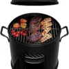 61tspzpVI5L.__AC_SX300_SY300_QL70_FMwebp_ Char-Broil Bullet Charcoal Smoker 16" review portable smoker for backyard grilling