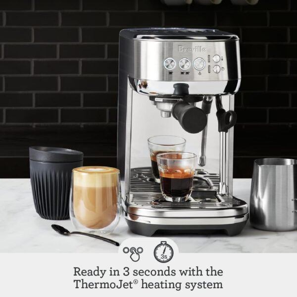 Breville Bambino Plus espresso machine review compact design and rich coffee quality