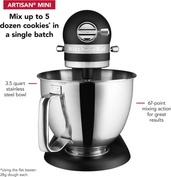 KitchenAid Artisan Mini 3.5 Quart Stand Mixer review Compact and Powerful