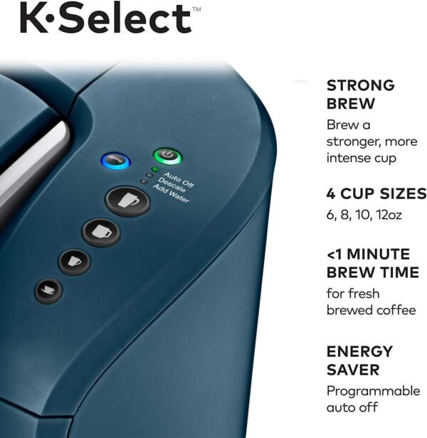 71815s8wmwL._AC_SL1500_ Keurig K-Select Coffee Maker Review Quiet Brew and Strength Control Features