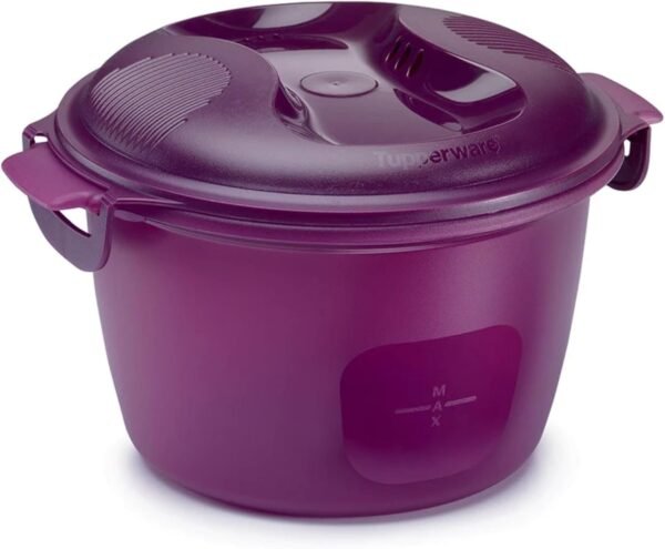 Tupperware Microwave Rice Cooker Review Lightweight Purple 3L Capacity for Perfect Rice