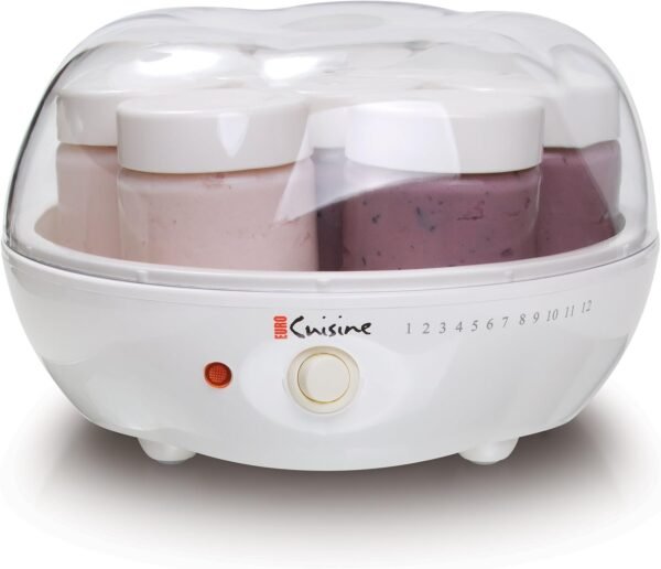 Euro Cuisine YM80 Yogurt Maker review for creamy, probiotic-rich homemade yogurt at home