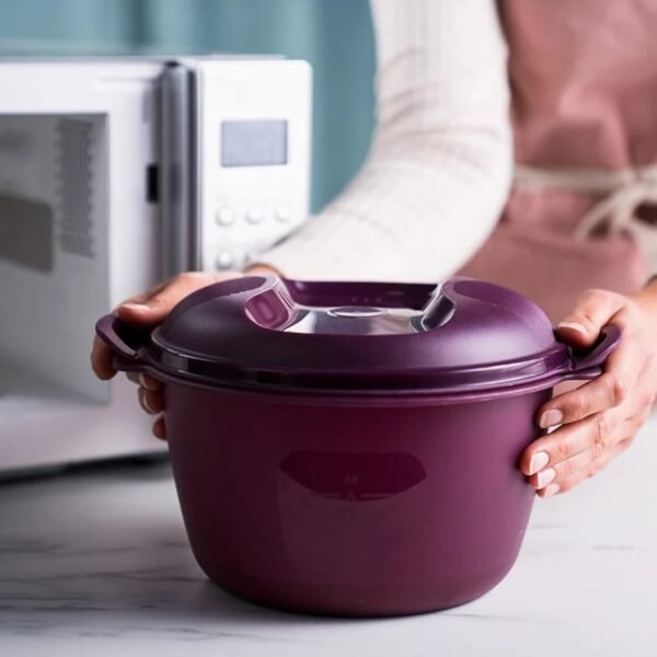 Tupperware Microwave Rice Cooker Review Lightweight Purple 3L Capacity for Perfect Rice