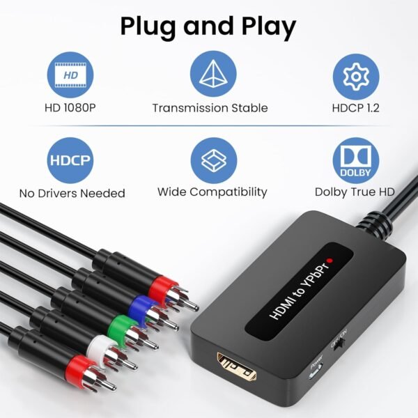 HDMI to Component Converter Review High-Quality Video for Traditional TVs