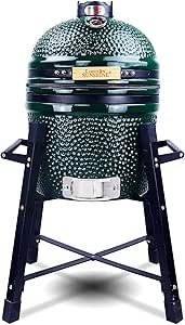 71GdSt5MR5S.__AC_SX300_SY300_QL70_ML2_ Review of London Sunshine Ceramic Kamado Charcoal BBQ Grill and Smoker