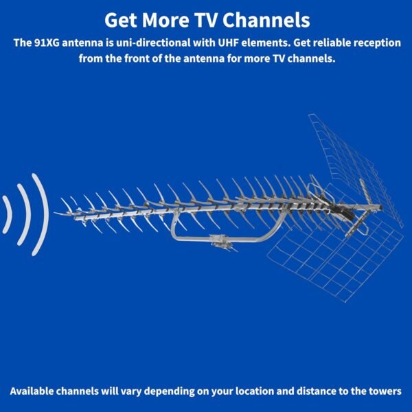 Review of Antennas Direct Yagi 91XG Outdoor HDTV Antenna for 70+ Mile Range