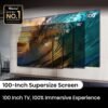 Hisense QD7 Series 100-Inch QLED 4K Smart TV review for gamers and movie lovers