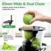Aeitto Cold Press Juicer review Masticating juicer with large feed chute and easy cleaning