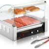 VEVOR Hot Dog Roller 11 Rollers Review Efficient Sausage Grill with Bun Warmer