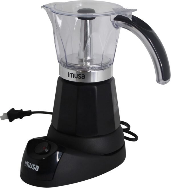 Imusa Electric Espresso Maker Review 6 or 3 Cup Black Coffee Maker