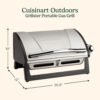 Cuisinart Grillster Portable Gas Grill review compact propane grill for camping and BBQs