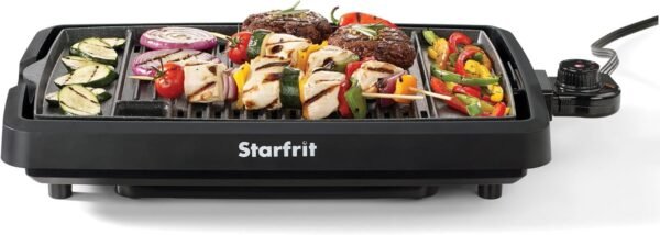 Review of Starfrit The Rock Indoor Smokeless Electric BBQ Grill for Home Cooking