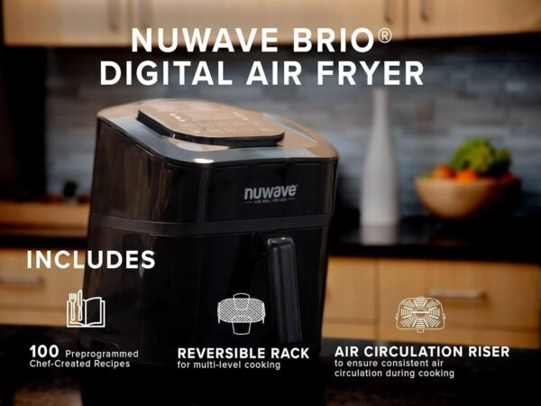 Nuwave Brio 7-in-1 Air Fryer Oven review with versatile cooking features