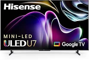 71a6qYc8YXL.__AC_SX300_SY300_QL70_ML2_ Hisense 75-Inch U7 Series Mini-LED 4K TV review with Dolby Vision insights