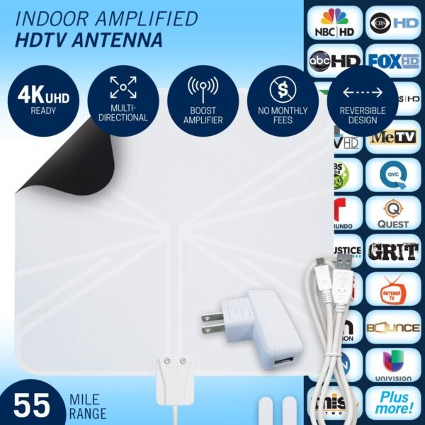 Winegard FL5500A digital HD indoor TV antenna review for 60-mile range users