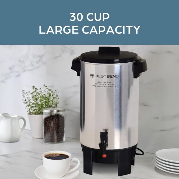 71eahrVoqHL._SL1500_ West Bend Coffee Urn 58030 review 30-cup polished aluminum brewing performance explored