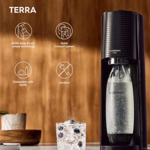 SodaStream Terra Sparkling Water Maker Review Transforming Tap Water into Fizzy Refreshment