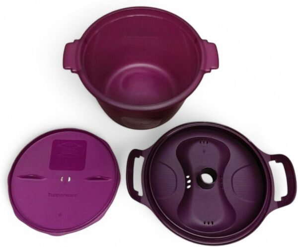 Tupperware Microwave Rice Cooker Review Lightweight Purple 3L Capacity for Perfect Rice