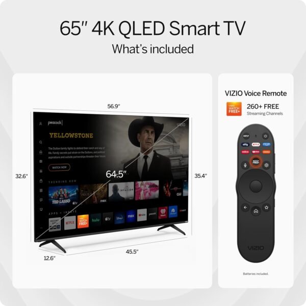 71oy5zMELxL._AC_SL1500_ VIZIO M65Q6-L4 QLED Smart TV Review 2024 Stunning 4K Dolby Vision and Gaming