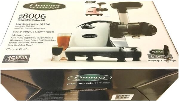 Omega J8006 Nutrition Center Masticating Juicer review Quiet Motor High Yield Analysis