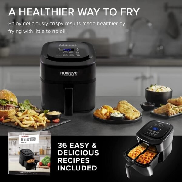 Nuwave Brio 7-in-1 Air Fryer Oven review with versatile cooking features