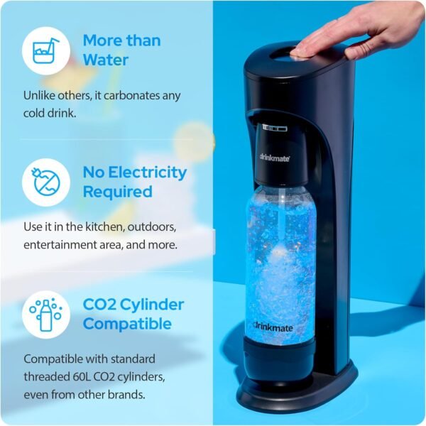 Review of Drinkmate OmniFizz Sparkling Beverage Maker CO2 Bundle for Effortless Soda Making