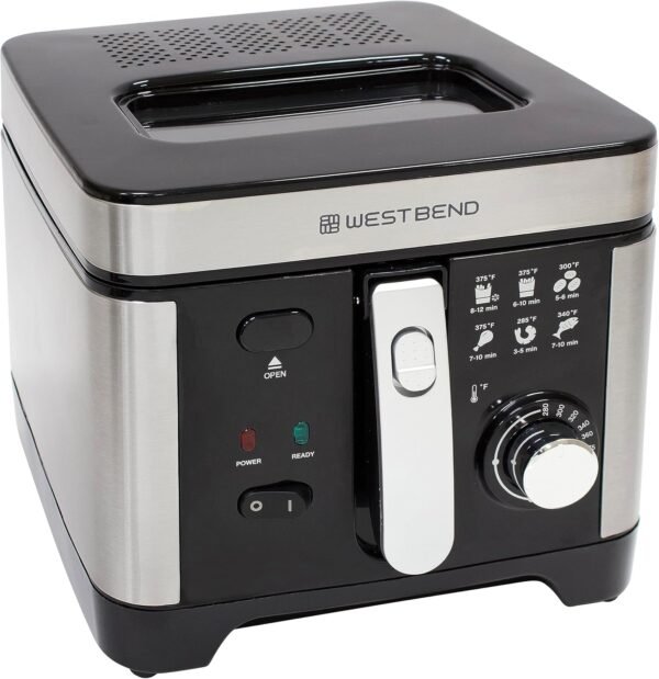 81K0FGYSuBL._AC_SL1500_ West Bend Deep Fryer 3-Liter Review Adjustable Temperature and Easy Storage Features