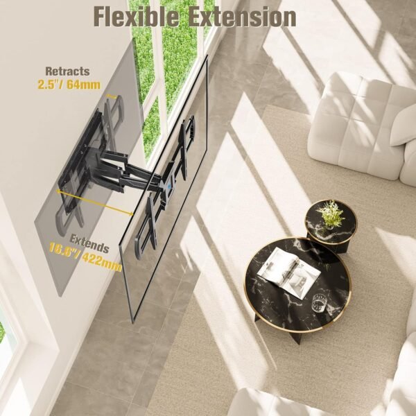 81PhV0HcClL._AC_SL1500_ Mounting Dream TV Wall Mount MD2296 review full motion bracket for flat screen TVs