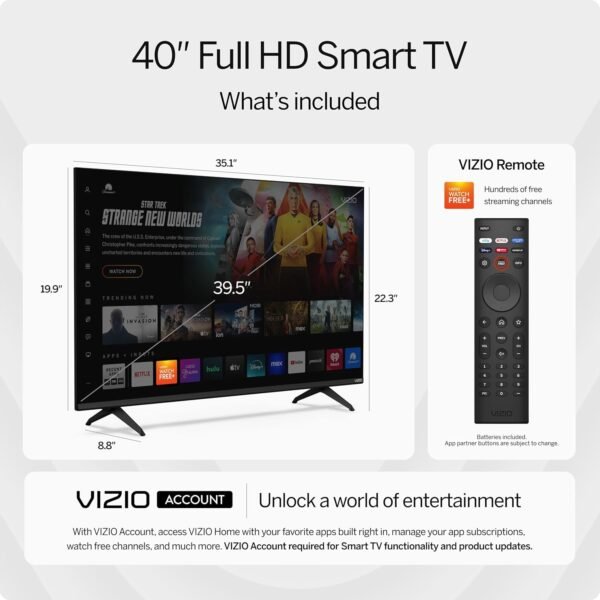 Vizio 40-inch Full HD Smart TV review with DTS Virtual X features