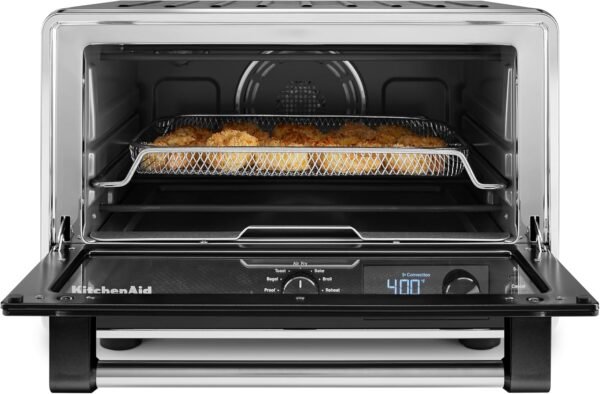 KitchenAid Digital Air Fry Countertop Oven KCO124BM review for versatile kitchen cooking