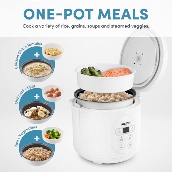 81egnGwqOkL._AC_SL1500_ Comprehensive review of AROMA ARC-914D digital rice cooker and food steamer