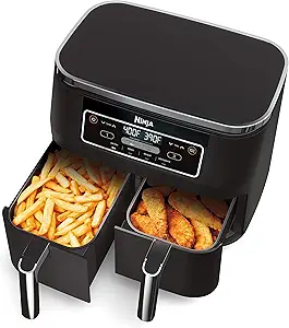 Ninja DZ100 Foodi 8-Quart Air Fryer Review DualZone Technology Features Explained