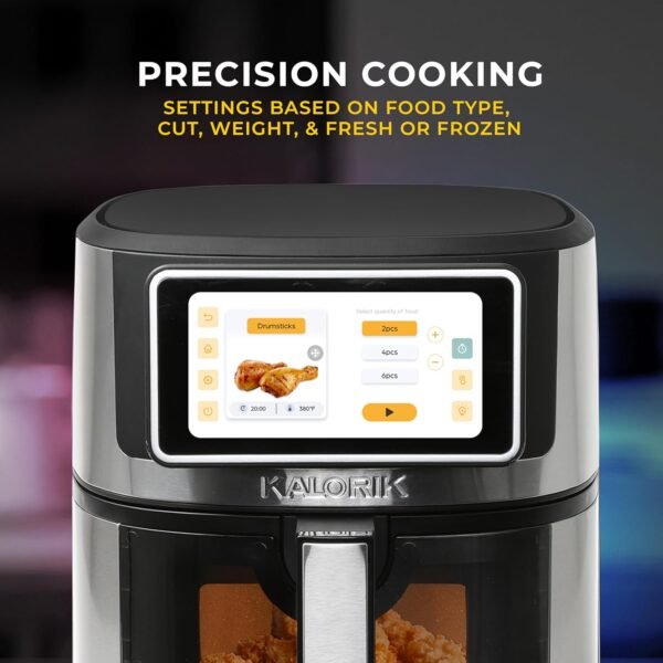 Kalorik Air Fryer Review 7 Quart Vivid Touch Series with 200 Presets