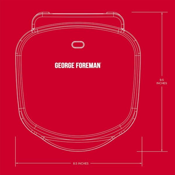 George Foreman GR0040B Electric Grill review compact design with nonstick surface