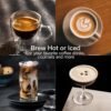 81pcFrGHHL._AC_SL1500_ De'Longhi Dedica Arte Espresso Machine review compact design with My LatteArt steam wand