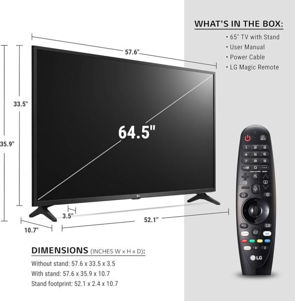 LG 65UN7300PUF 4K Smart UHD TV review exploring features, performance, and design