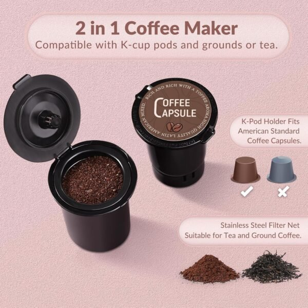 91pe67tdKsL._AC_SL1500_ Mecity Pink Coffee Maker Review Compact 3-in-1 Machine for Home and Travel